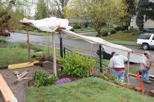Steps under construction