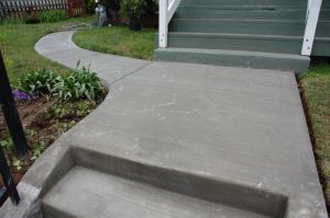 slab and curved walk