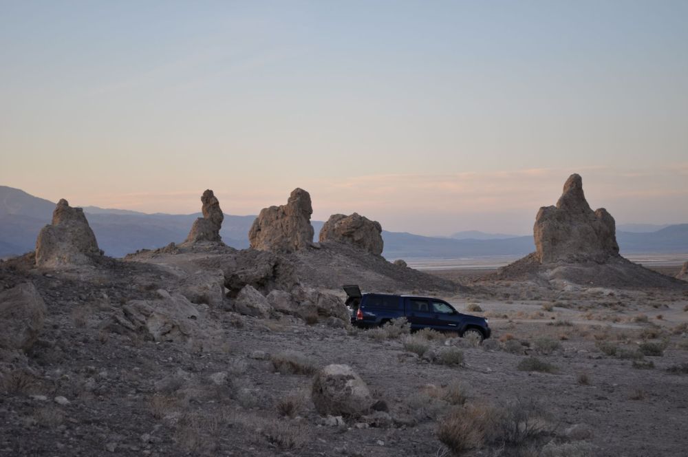 Looking north toward the town of Trona.