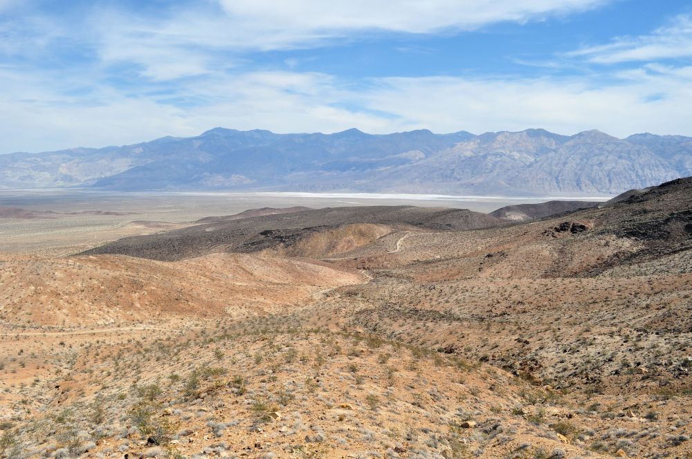 The view of Death Valley from the southwest.