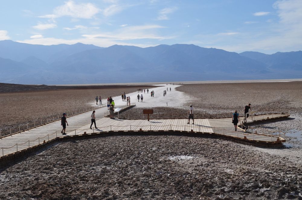 The path out into Badwater Basin