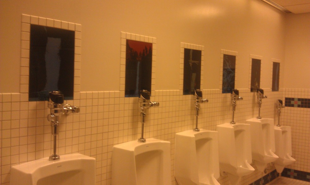 I dare you not to pee while staring at a waterfall.