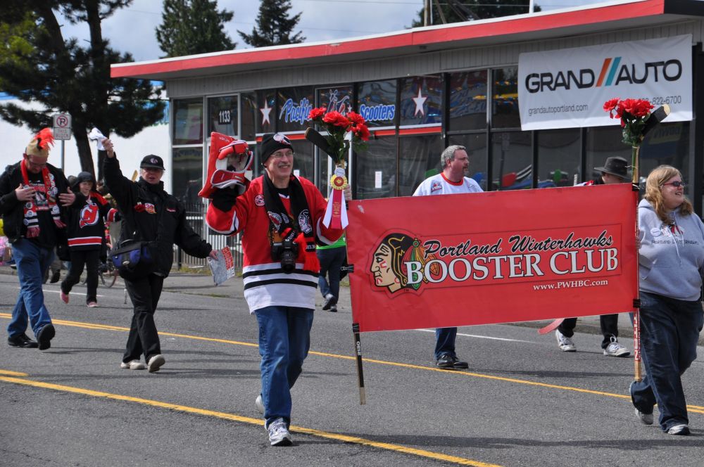 While our Timbers Army may be famous, we've got rabid fans of other team too: like those who love the Blazers and the Winterhawks - our ice hockey team.