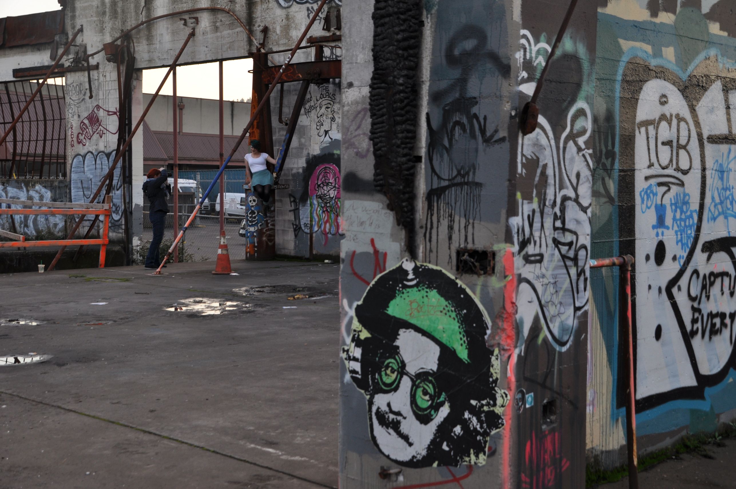 Cambrae and Tara in the background.