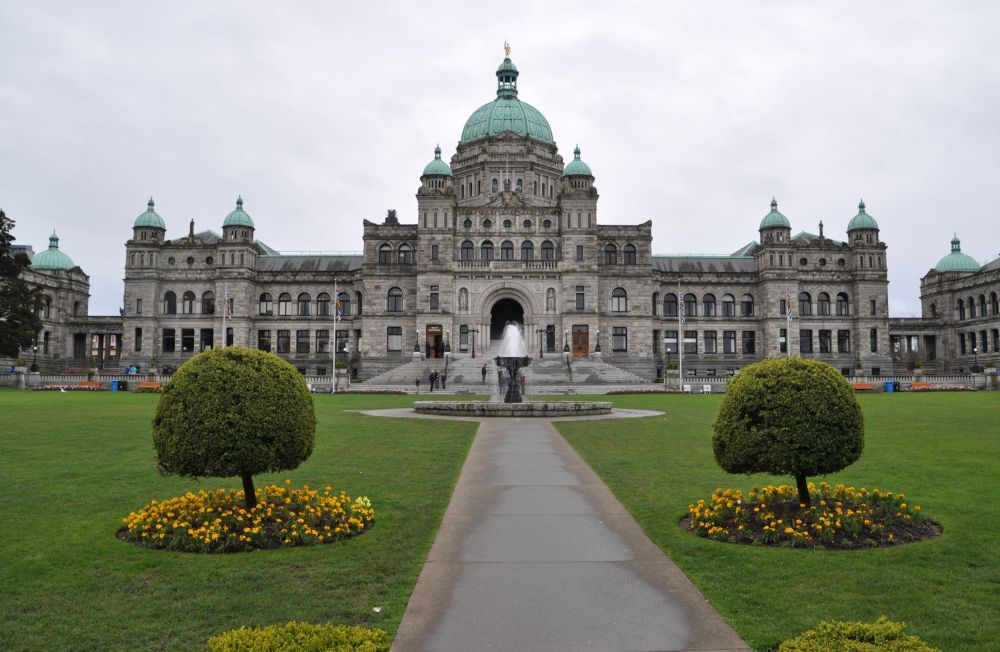 The most impressive architecture in town is the Parliament Building.