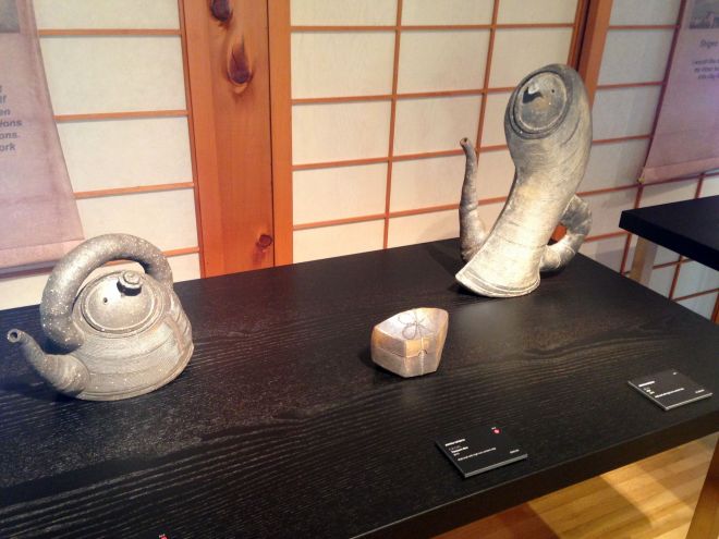 Inside the pavilion, events are held. It was a bonsai exhibit in my 