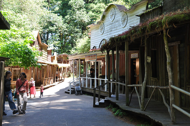 The Western town, named Tofteville.