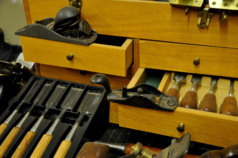 Tools waiting to be called upon.