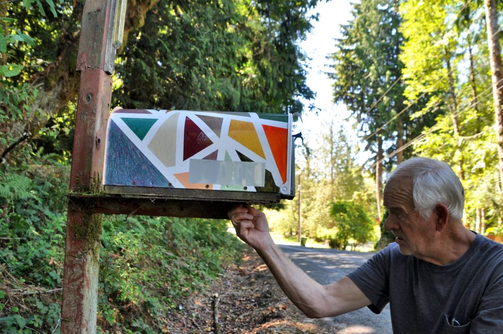 Woo hoo! Our new functional work of art is in its new home.