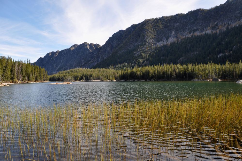 Lower Snow Lake is at normal levels, since it is not part of the Fish Hatchery system.