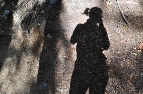 Goofing around taking pictures of myself because there was no one else to do it.