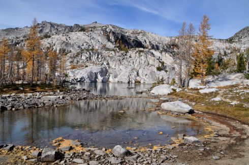 The entrance of Leprechaun Lake