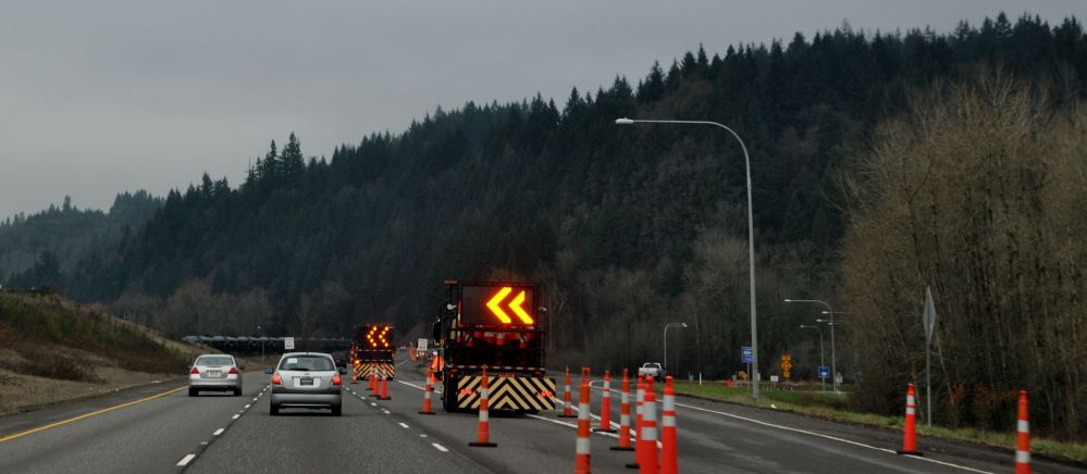 This is how I-5 looks now, at mile post 23.
