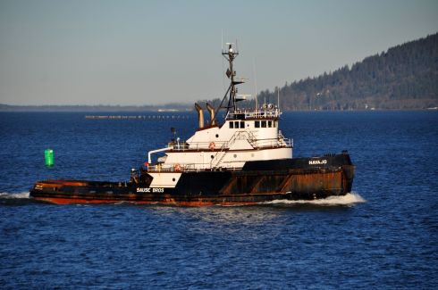 Close up of the tug