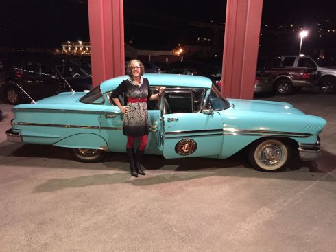 My sweet ride. This was the real deal and when I slid into the seat, I could *smell* my childhood.