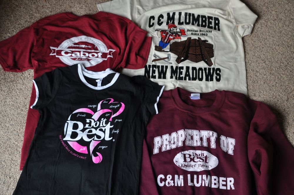 Look at all these shirts! I am so excited to get them!
