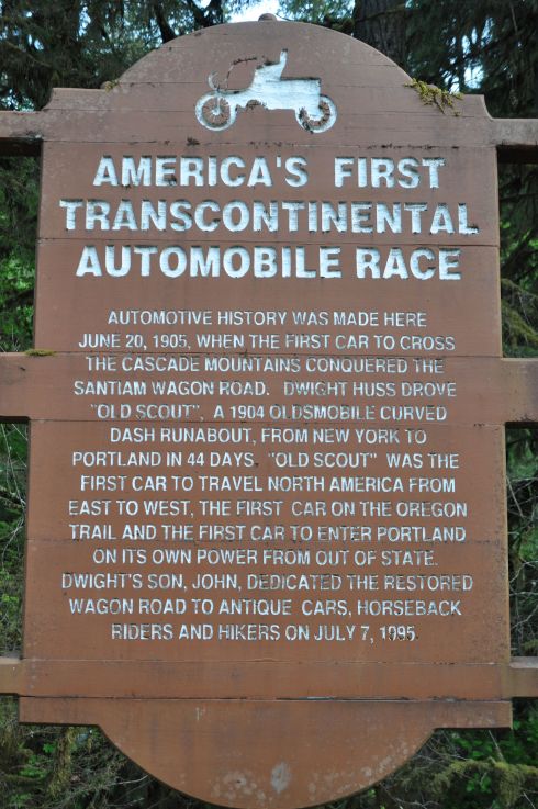 Information board out on the highway.