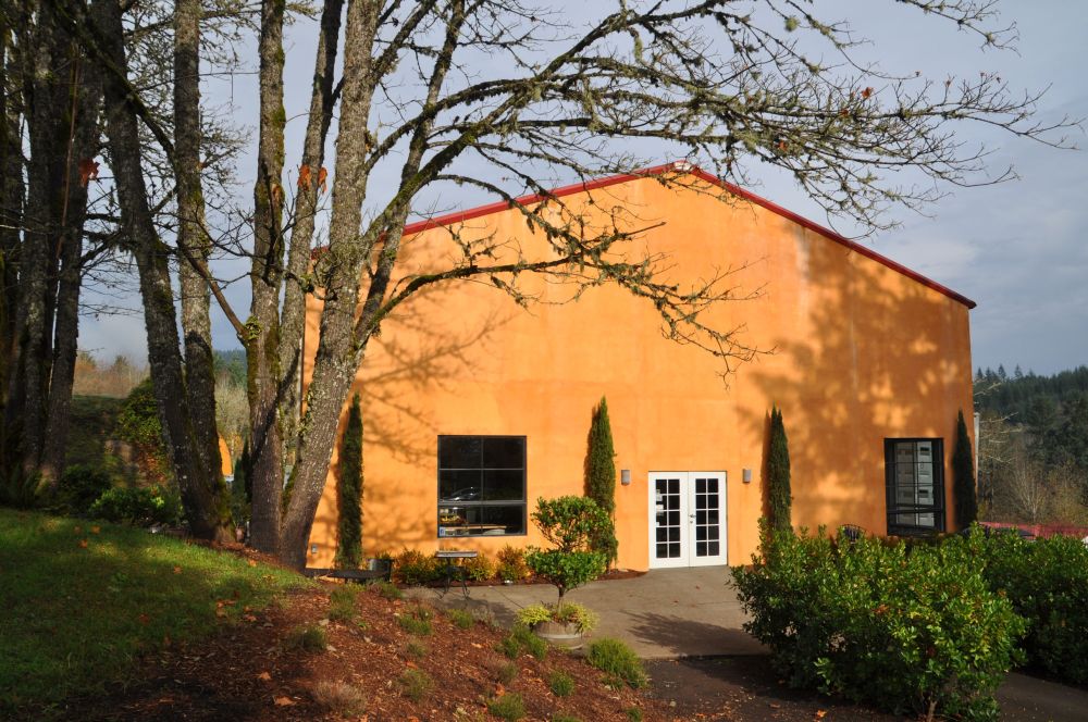 The M winery. First stop on our quick tour.