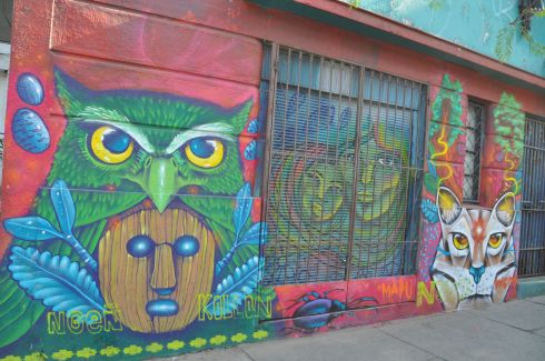 Street art on the way to the hill of St. Christopher.