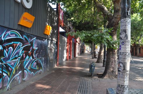 Empty streets in the morning.