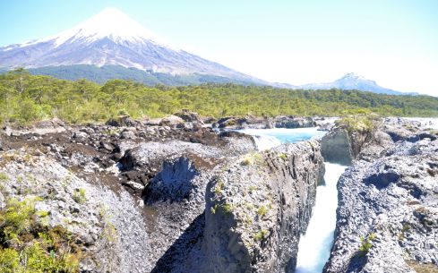 Cascadas (waterfalls) on the Rio Petrohue