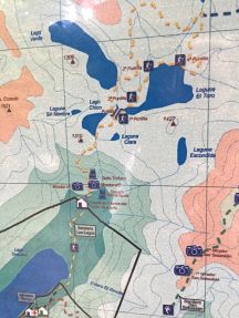 I took a photo of the map at the beginning of the trail, to help us navigate once we got up there.